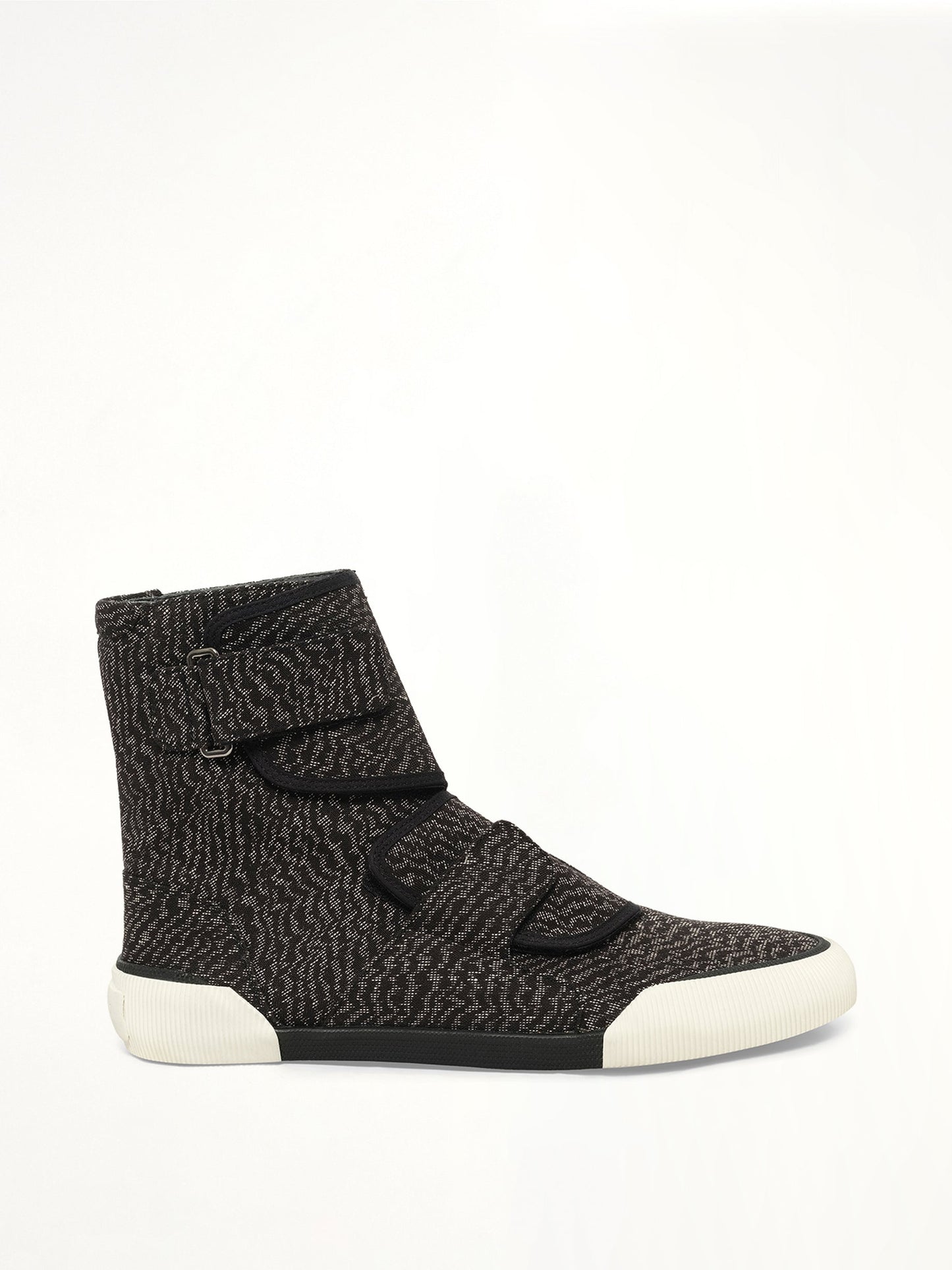 Image of Sneakers. Product name - Zebra High Sneaker in Black colour by brand - LANVIN