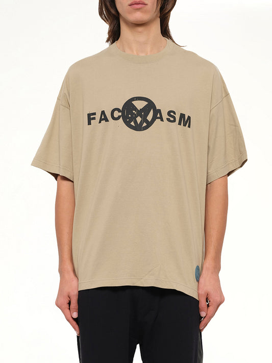Image of T-Shirts. Product name - Anarchy Big T-Shirt in Beige colour by brand - FACETASM