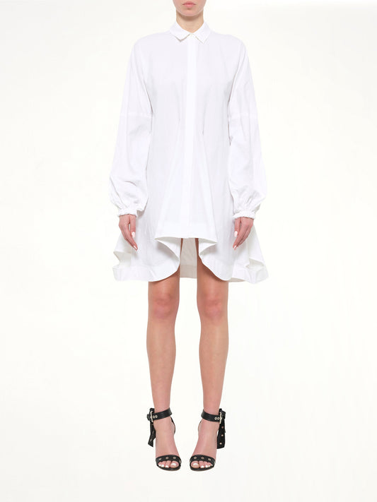 JWA Buttondown Puff Dress (White)