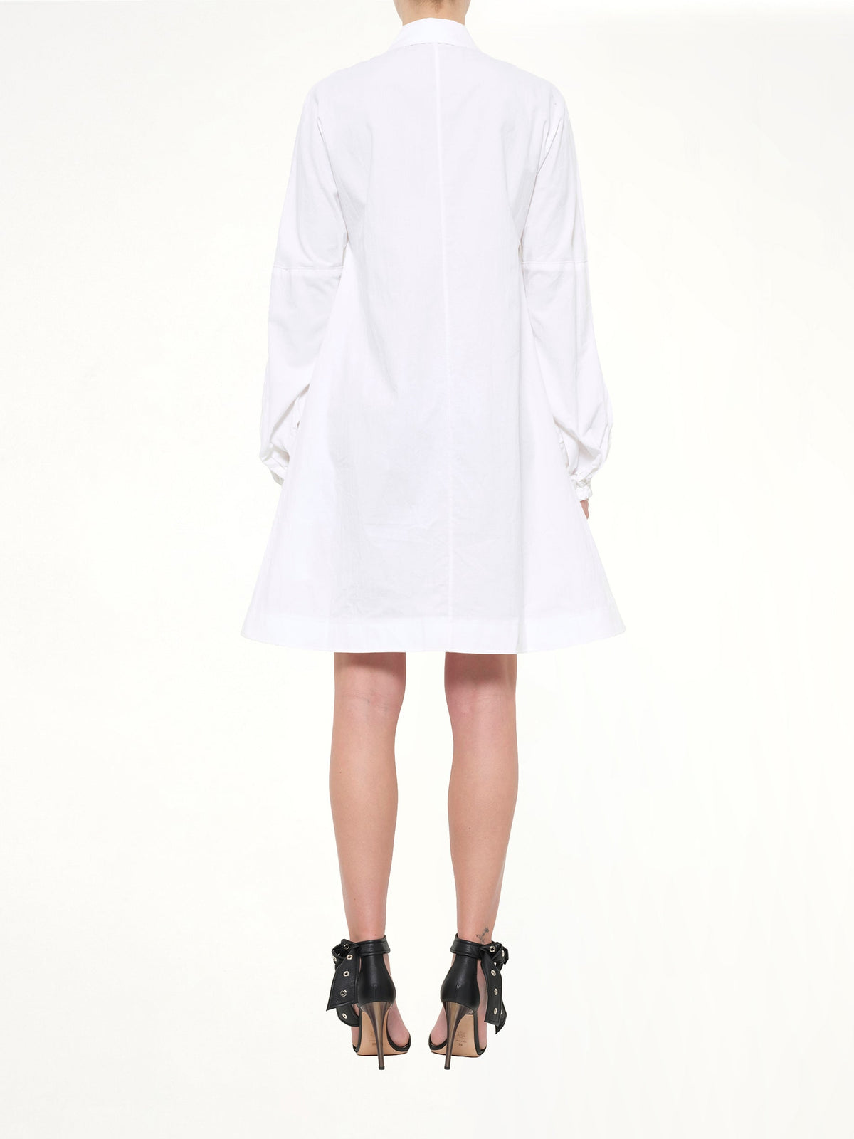 JWA Buttondown Puff Dress (White)