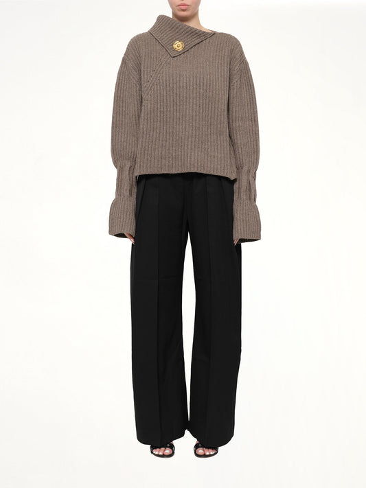 JWA Chunky Knit Jumper (Walnut)