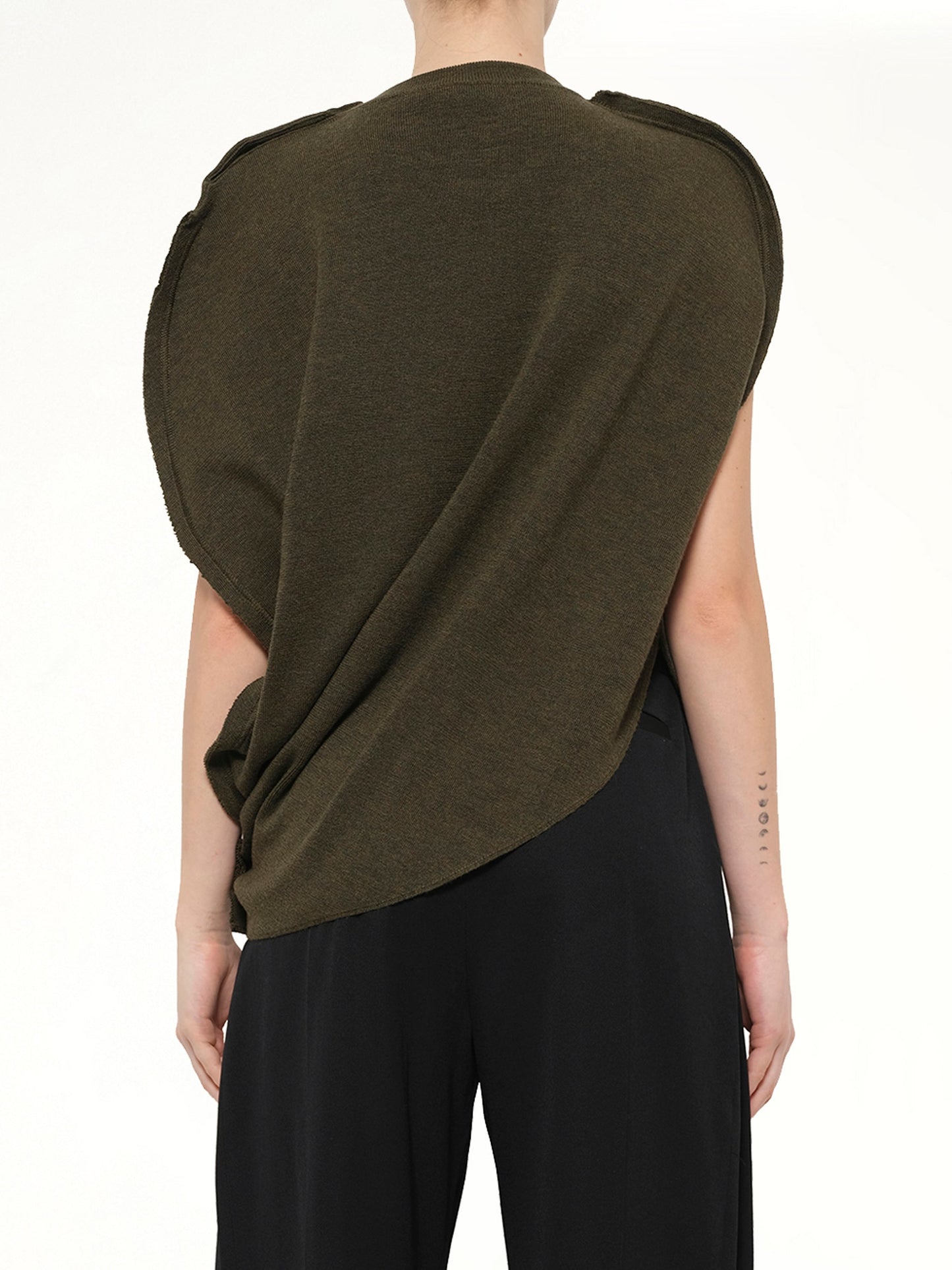 JWA Circle Knit Top (Khaki)