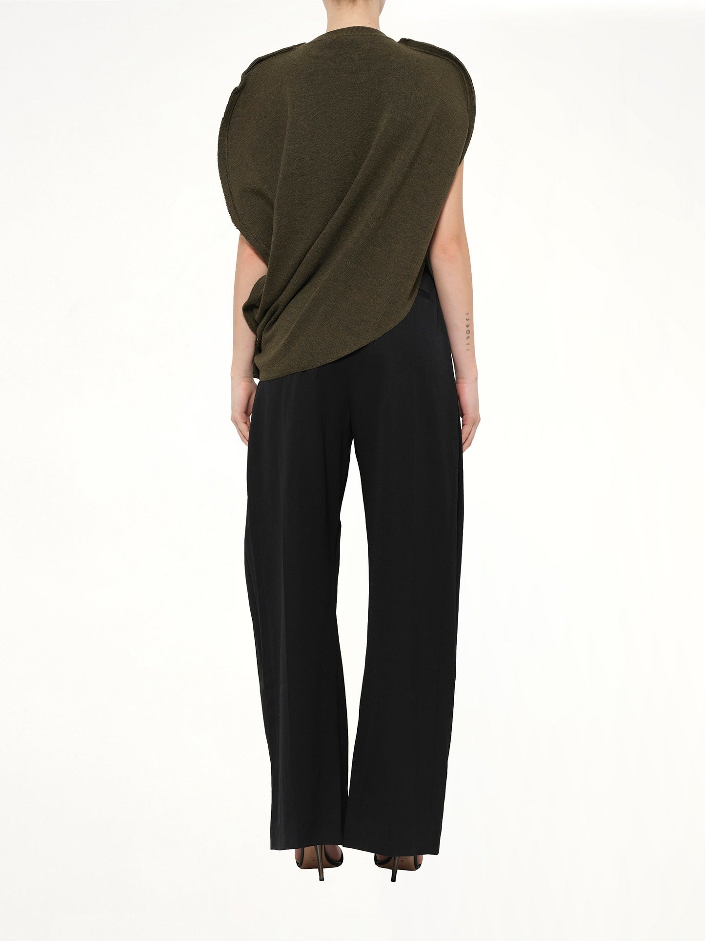 JWA Circle Knit Top (Khaki)