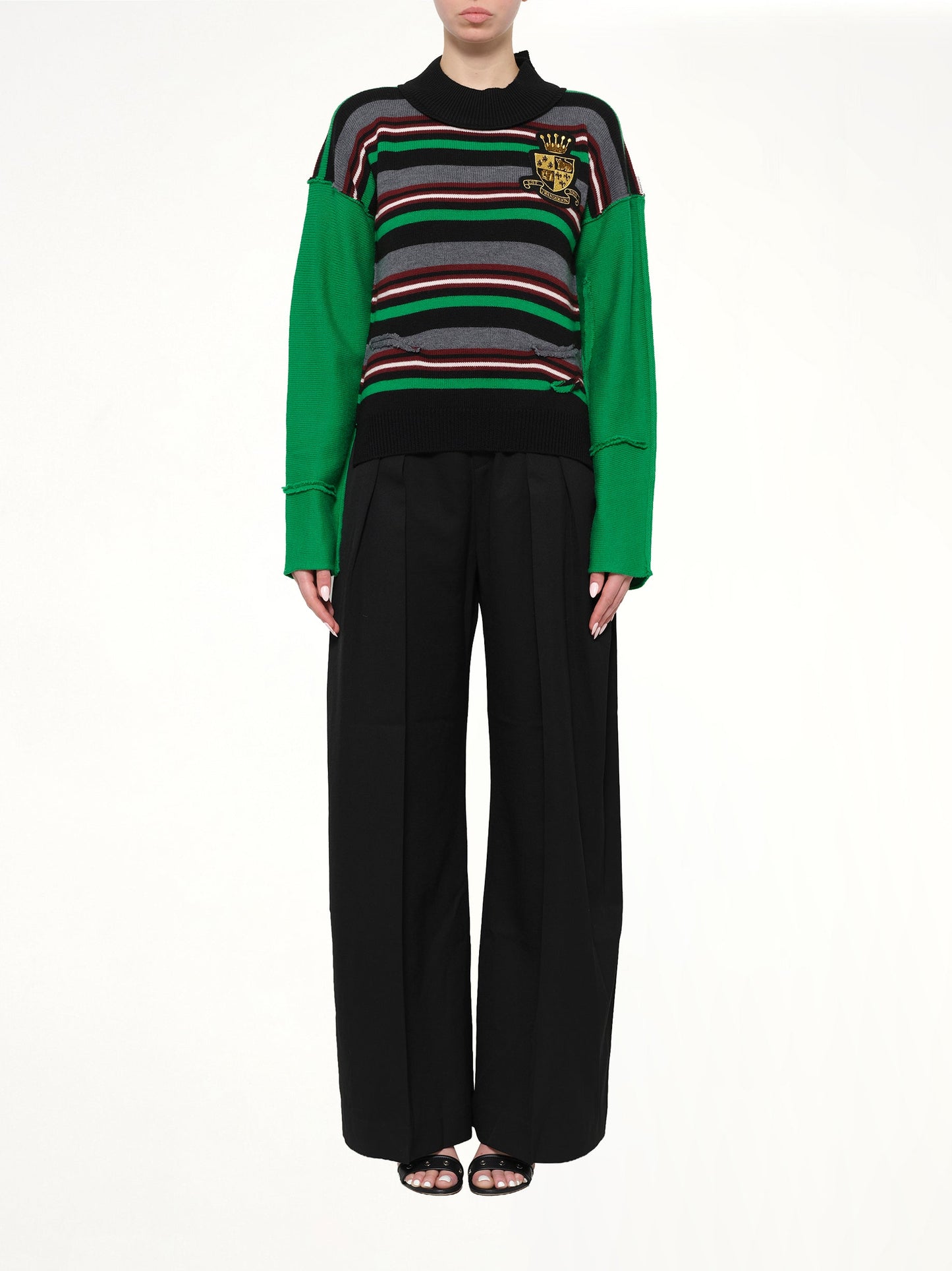 JWA Stripe Knit (Green)
