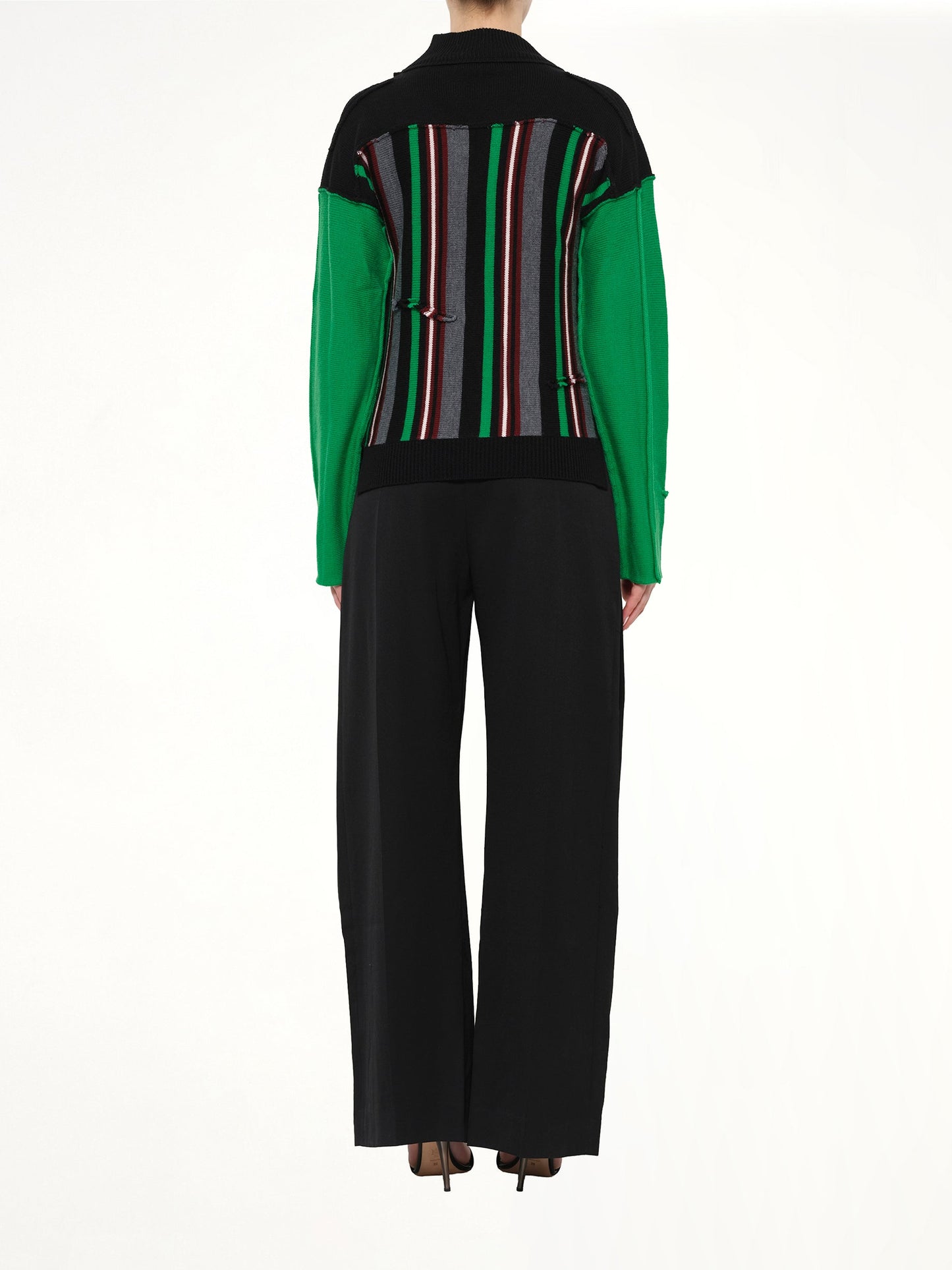 JWA Stripe Knit (Green)