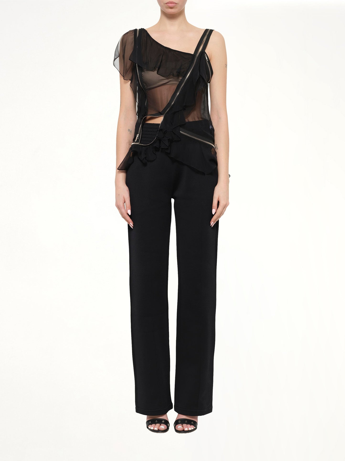 Givenchy Podium Sleeveless Top (Black)