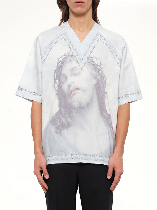 Image of T-Shirts. Product name - Givenchy T-Shirt in Blue colour by brand - GIVENCHY