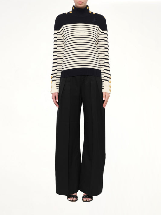 JWA Multi Button Knit (Navy)