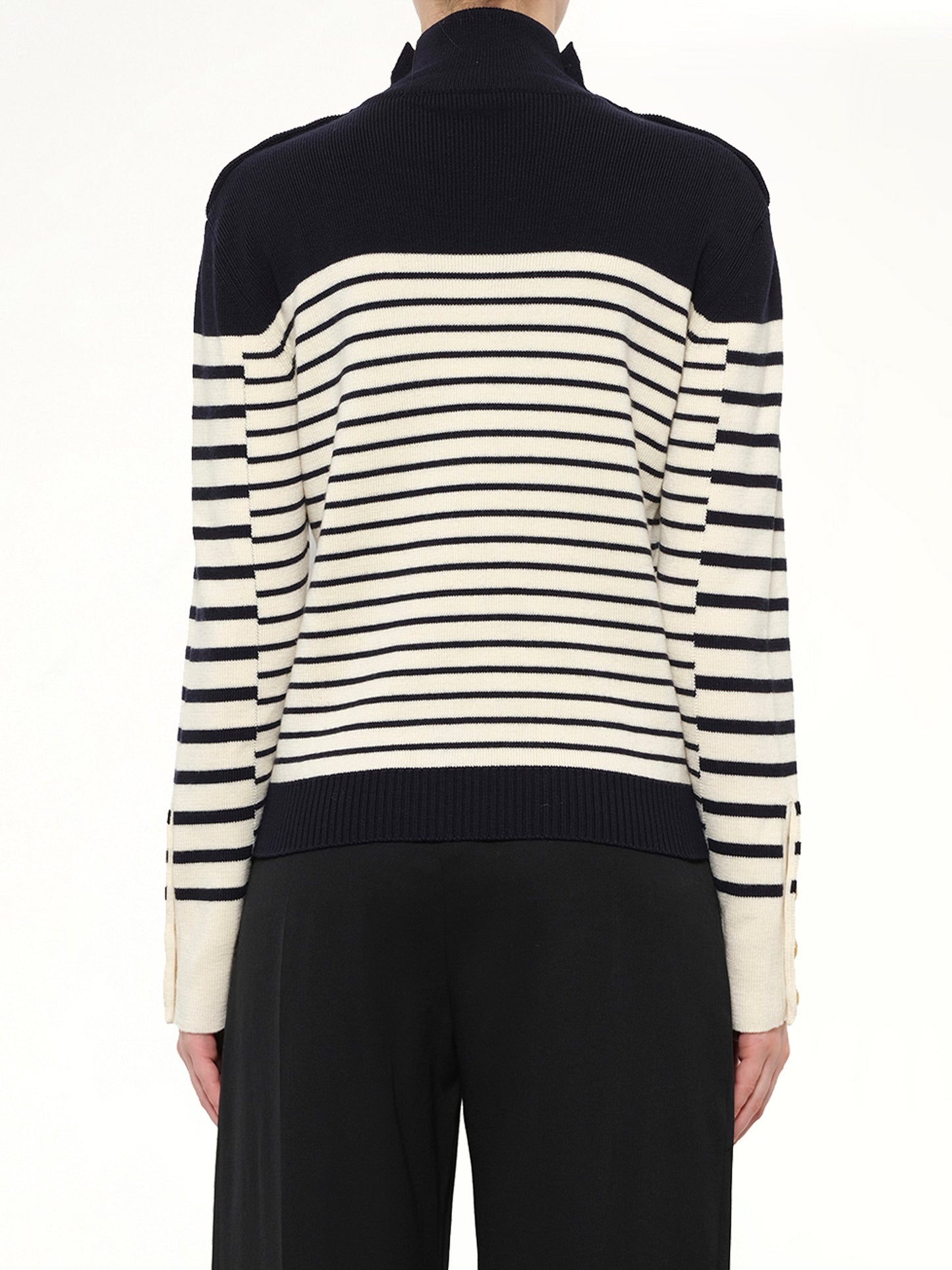 JWA Multi Button Knit (Navy)