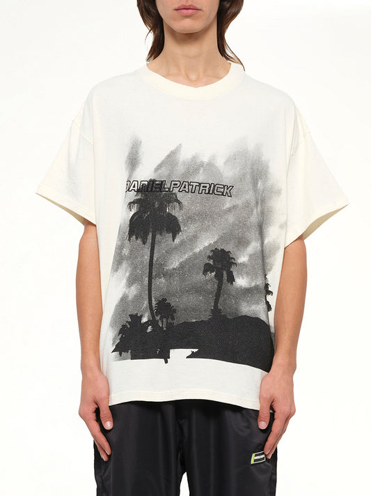 Image of T-Shirts. Product name - La Nights T-Shirt in Natural colour by brand - DANIEL PATRICK