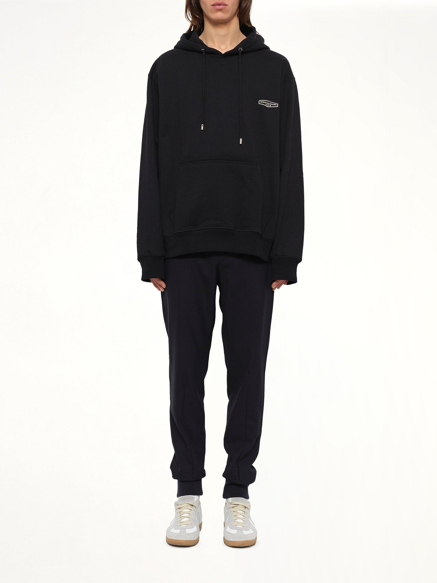 WOOYOUNGMI New Logo Hoodies (Black)