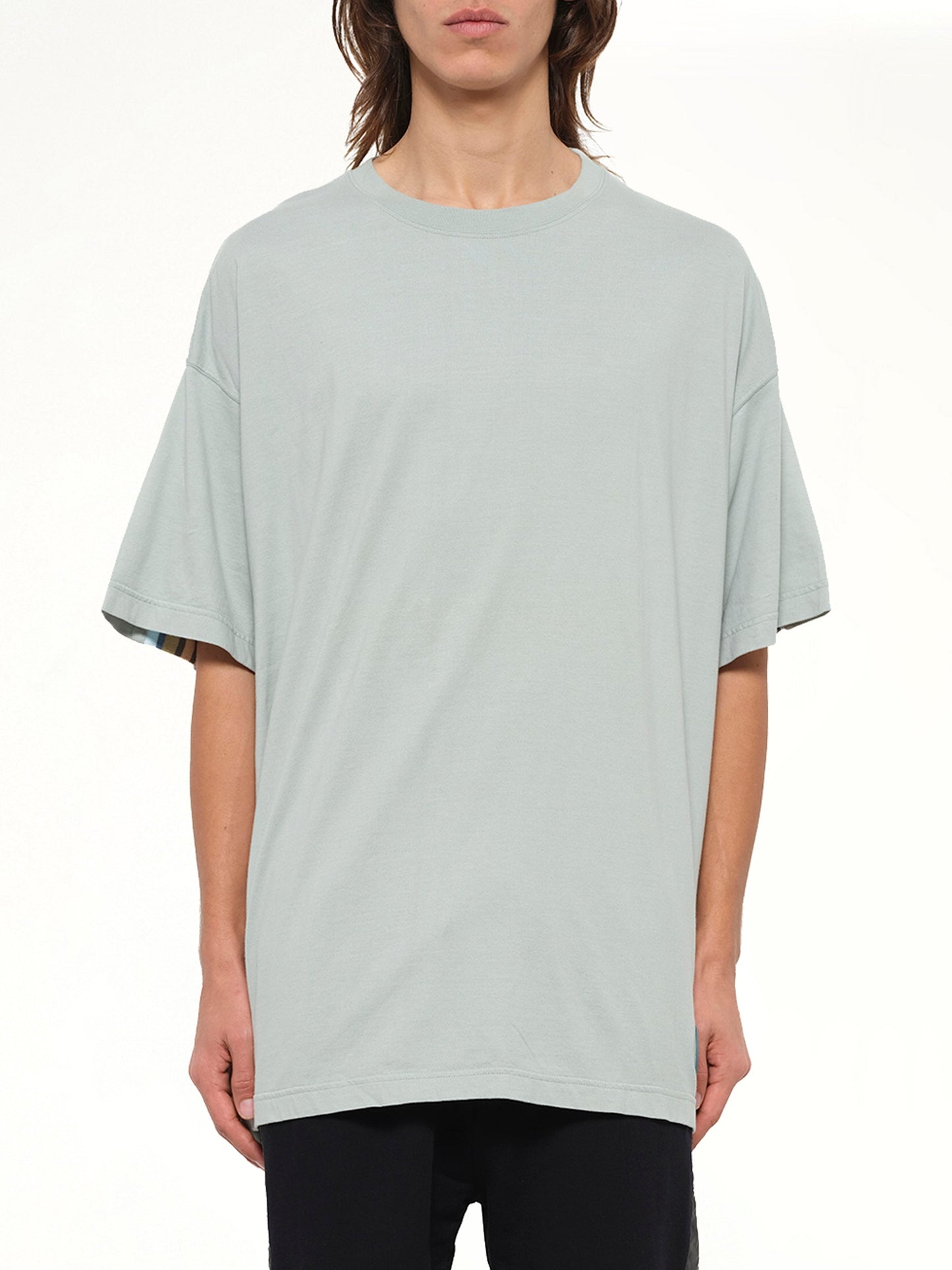 Image of T-Shirts. Product name - Rib Big T-Shirt in Blue colour by brand - FACETASM