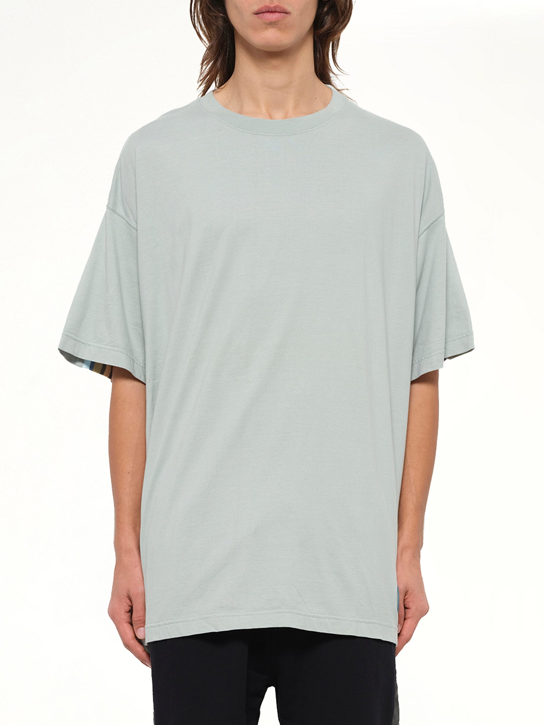 Image of T-Shirts. Product name - Rib Big T-Shirt in Blue colour by brand - FACETASM