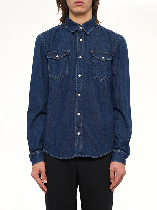 Image of Shirts. Product name - Shirt in Blue colour by brand - GIVENCHY