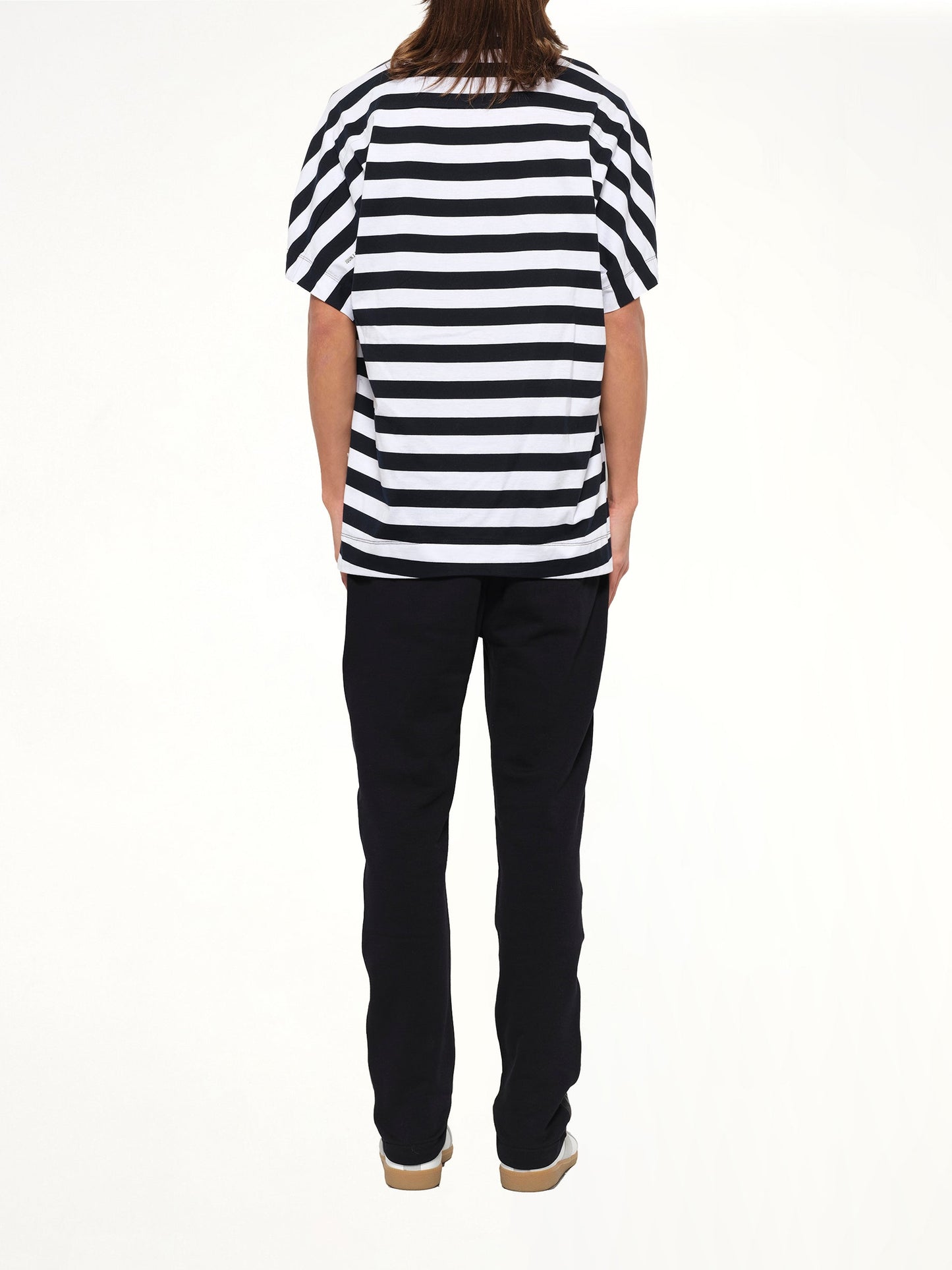 JUUNJ Striped Top (Black)