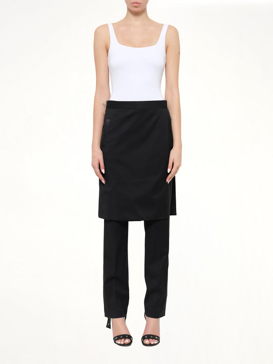 GIVENCHY Trousers W/Skirt (Black)