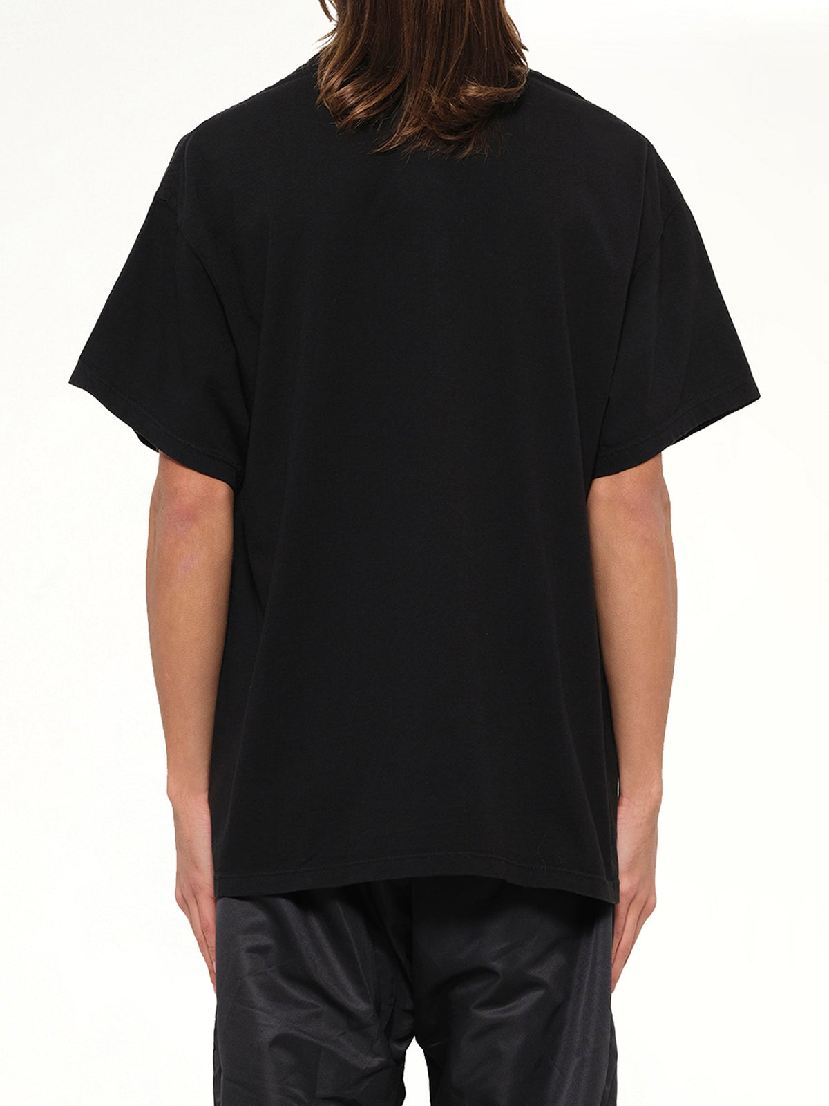 DANIEL PATRICK Vertical Logo T-Shirt (Blk/Sea)