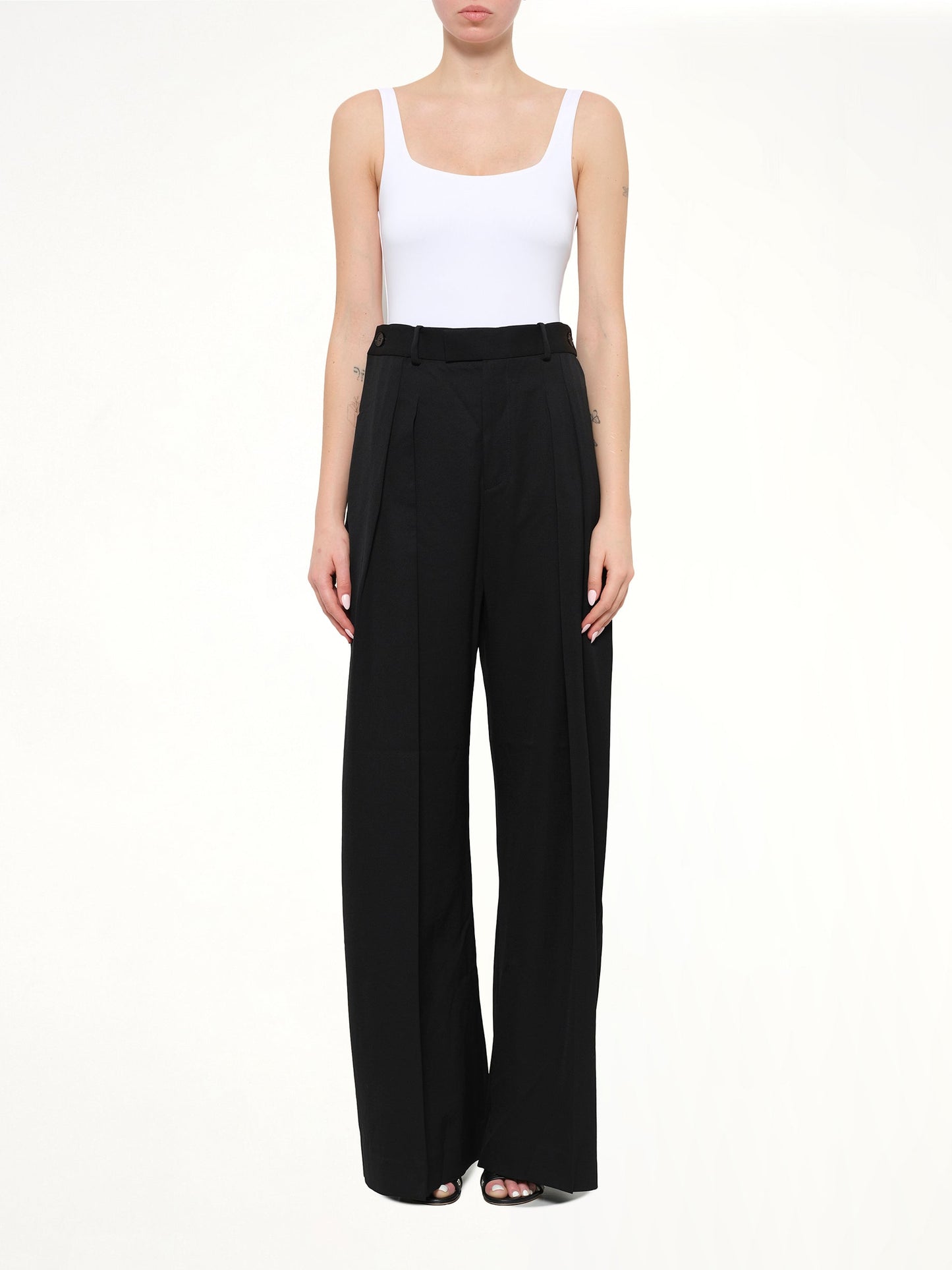 JWA Wide Leg Trousers (Black)