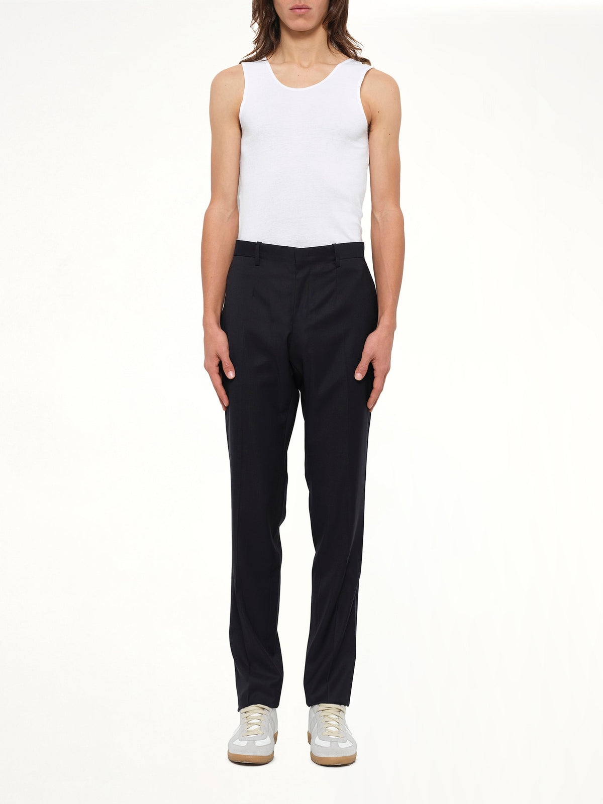 Wooyoungmi Woven Pants (Navy)