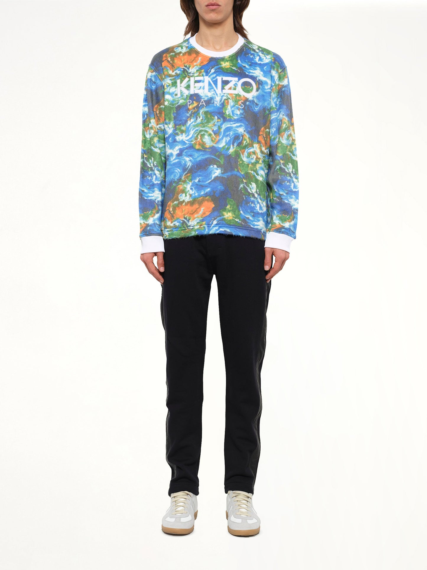 KENZO World Fleec Sweatshirt (Cobalt)