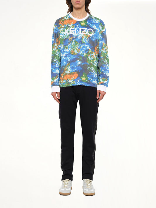 KENZO World Fleec Sweatshirt (Cobalt)