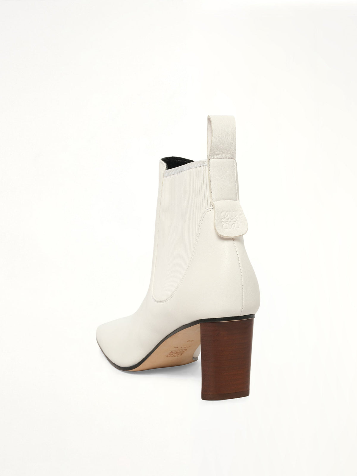 LOEWE Blade Heel Boot 70 (White)
