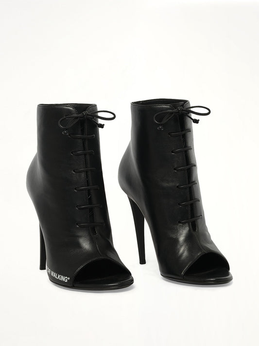 OFF-WHITE Open Toe Shoe (Black)