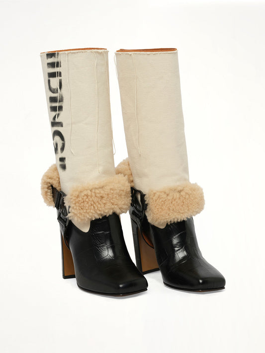 OFF-WHITE For Riding Low Boot (Black)
