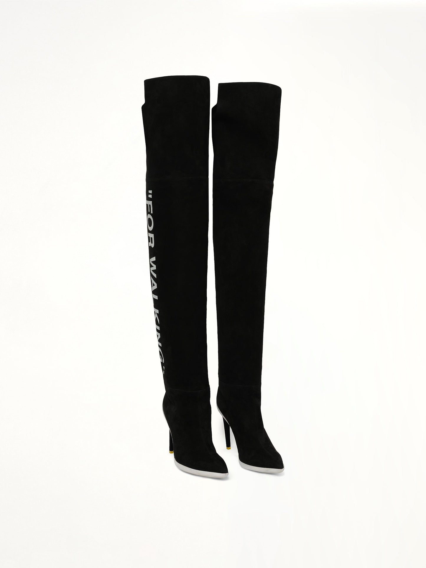 OFF-WHITE Walking High Boot (Black)