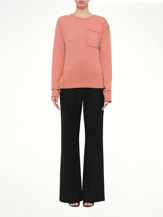 JWA Anchor Patch Sweatshirt (Rose)