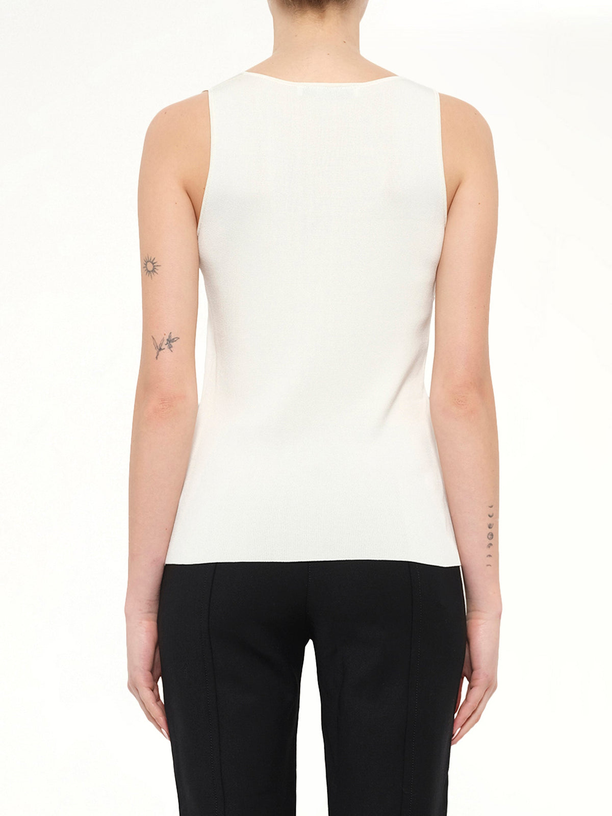 NEIL BARRETT Knit Top (White)