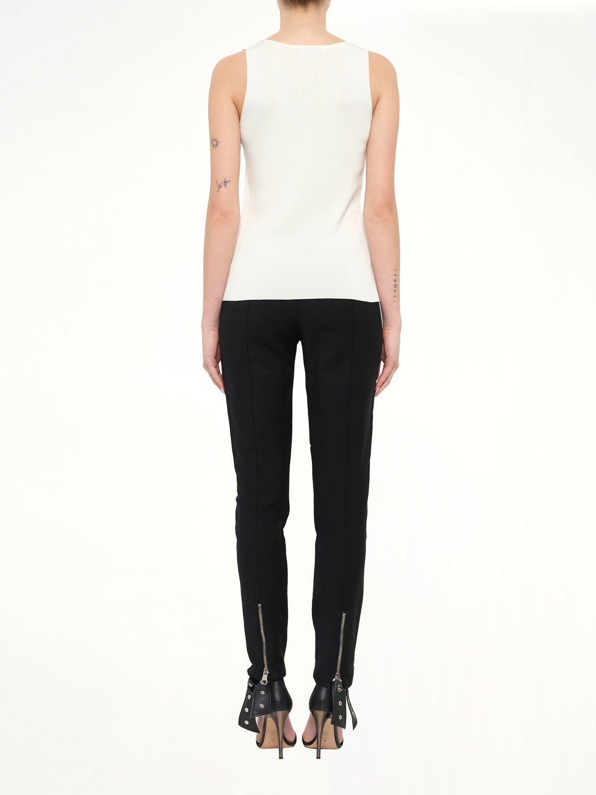 NEIL BARRETT Knit Top (White)