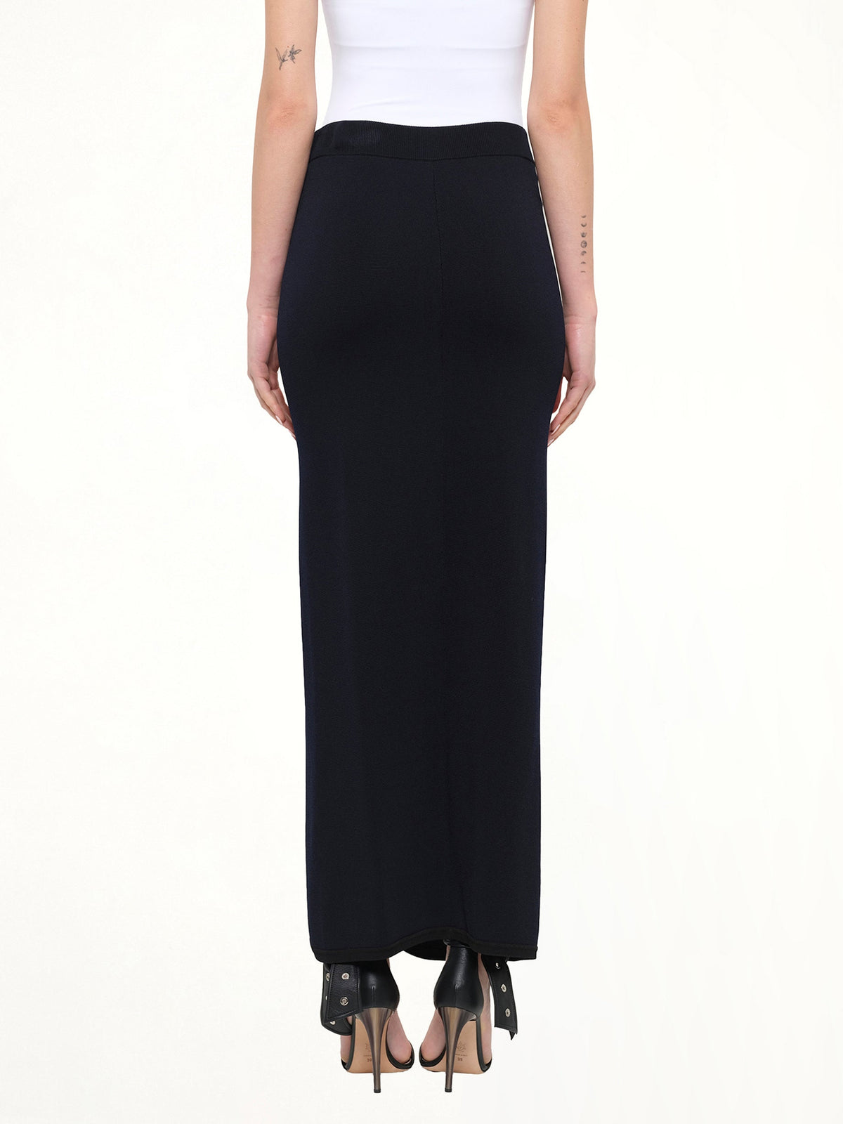 NEIL BARRETT Long Skirt (Navy)