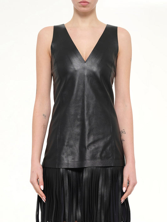 Image of Coats & Jackets. Product name - Neil Barrett Leather Jacket in Black colour by brand - NEIL BARRETT