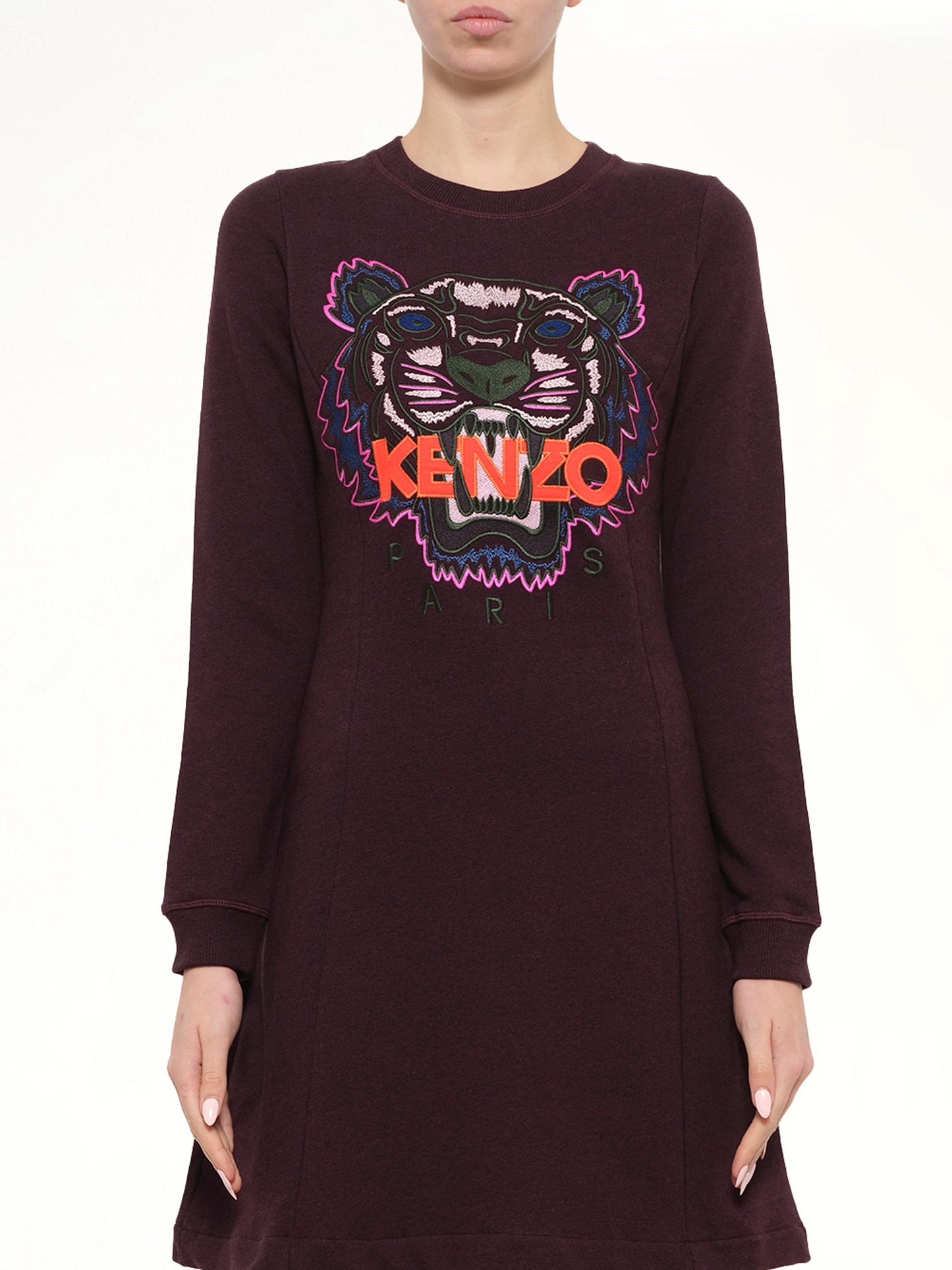 Image of Dresses. Product name - Dress in Prune colour by brand - KENZO