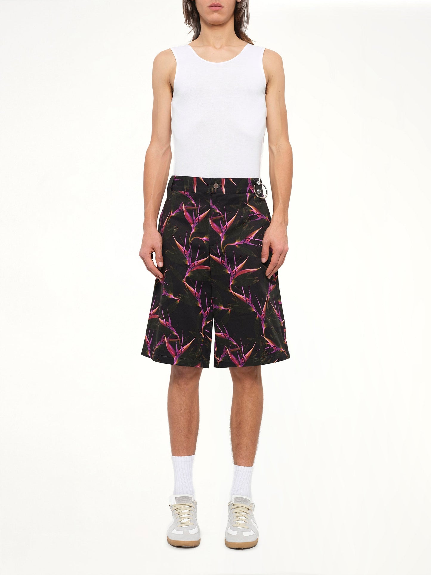 GIVENCHY Flower Shorts (Black)