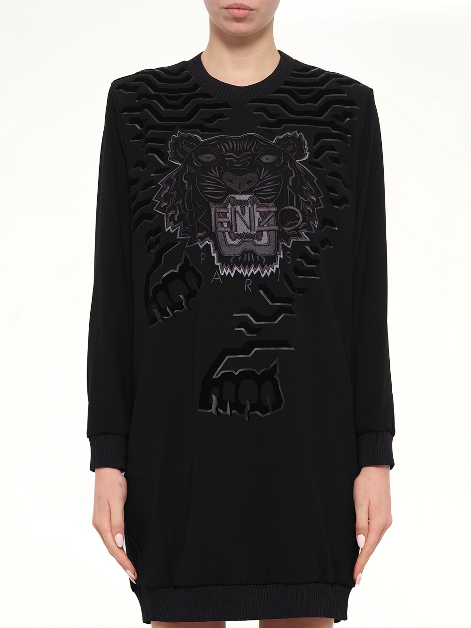 Image of Dresses. Product name - Kenzo Dress in Black colour by brand - KENZO
