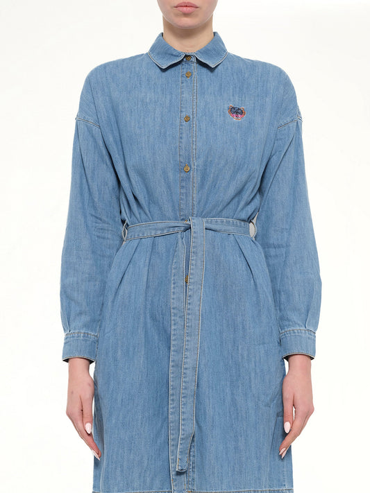 Image of Dresses. Product name - Kenzo Dress in Navy colour by brand - KENZO