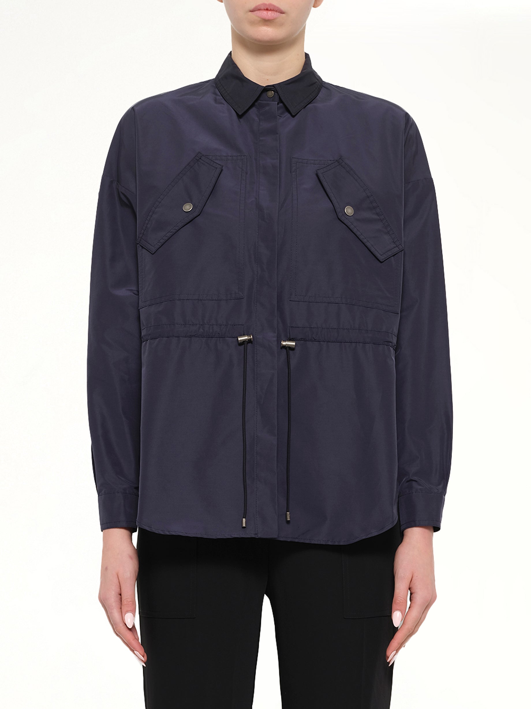 Image of Shirts. Product name - Kenzo Shirt in Navy colour by brand - KENZO