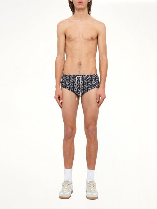 Loewe x Paula Printed Swim Briefs (Black)
