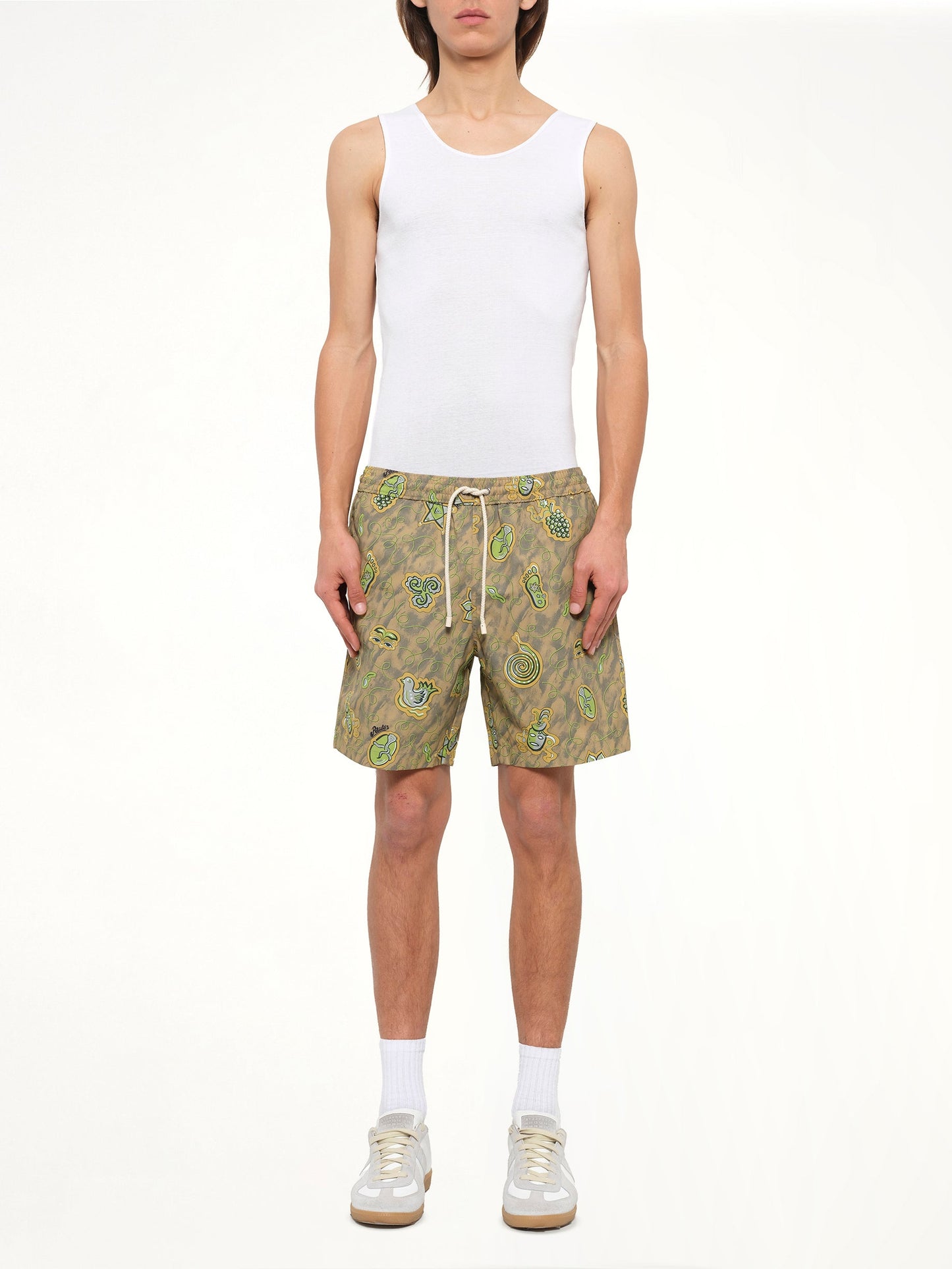 Loewe x Paula Printed Swim Shorts (Green)