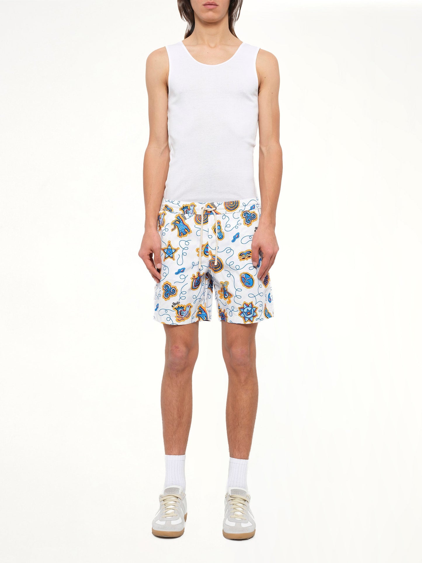 Loewe x Paula Printed Swim Shorts (White)