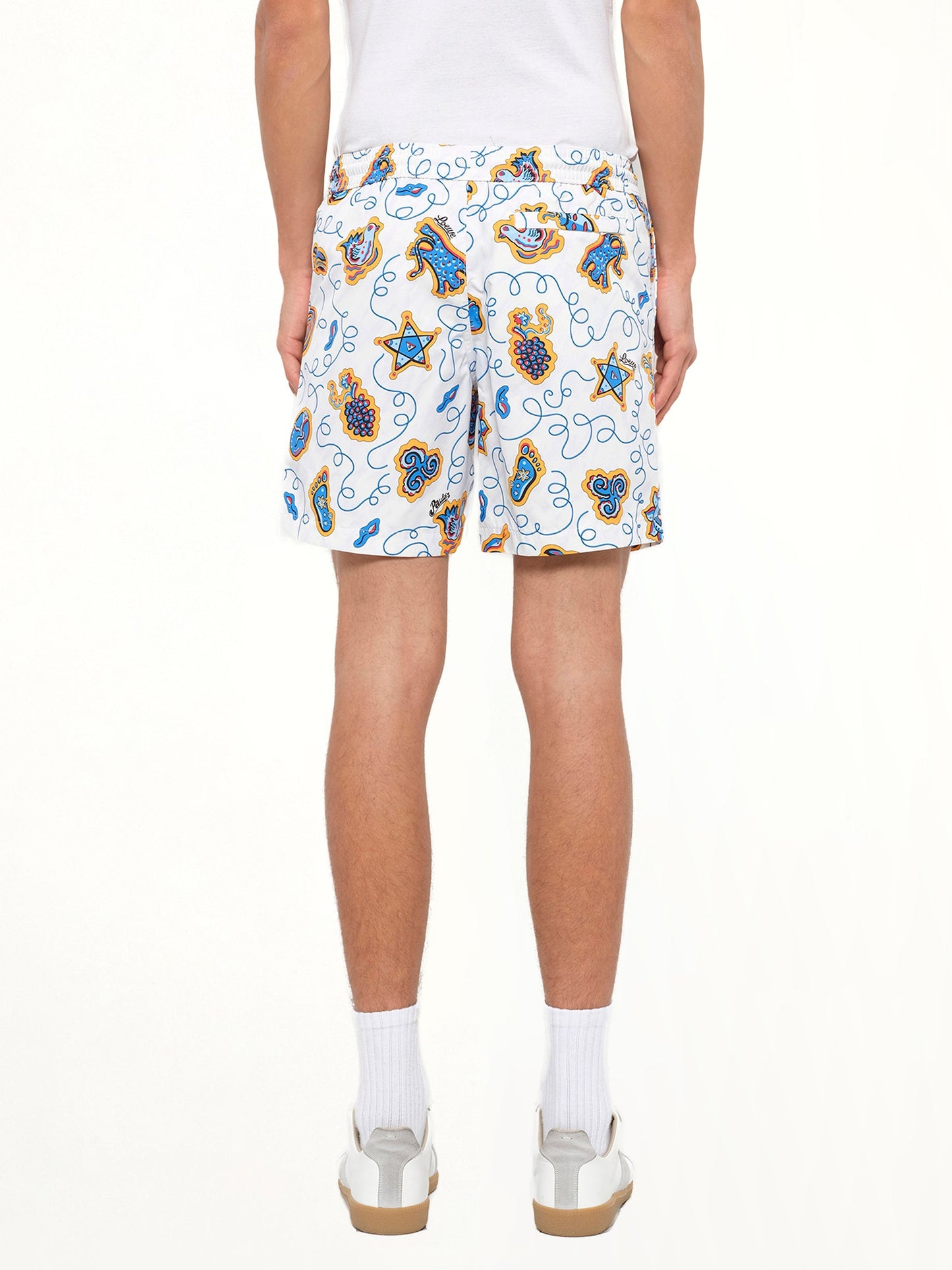 Loewe x Paula Printed Swim Shorts (White)
