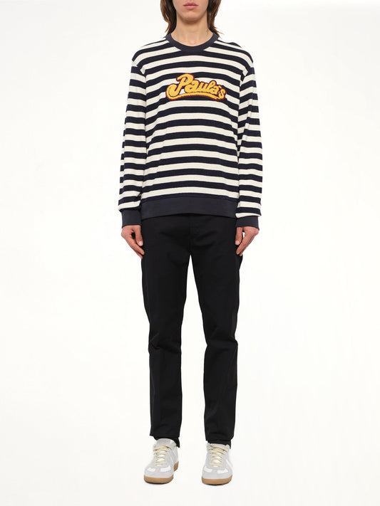 Loewe x Paula Stripe Sweatshirt (White)