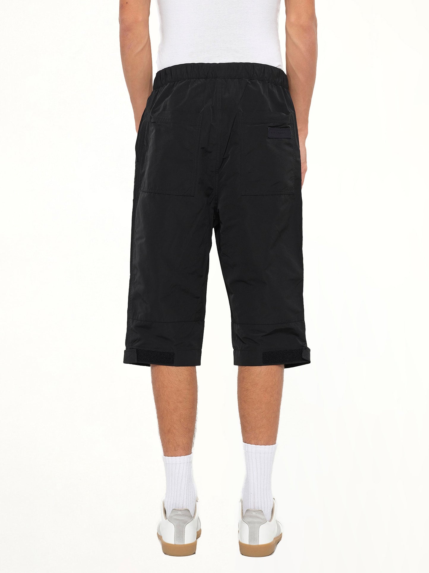 GIVENCHY Long Stretch Waist Shorts (Black)