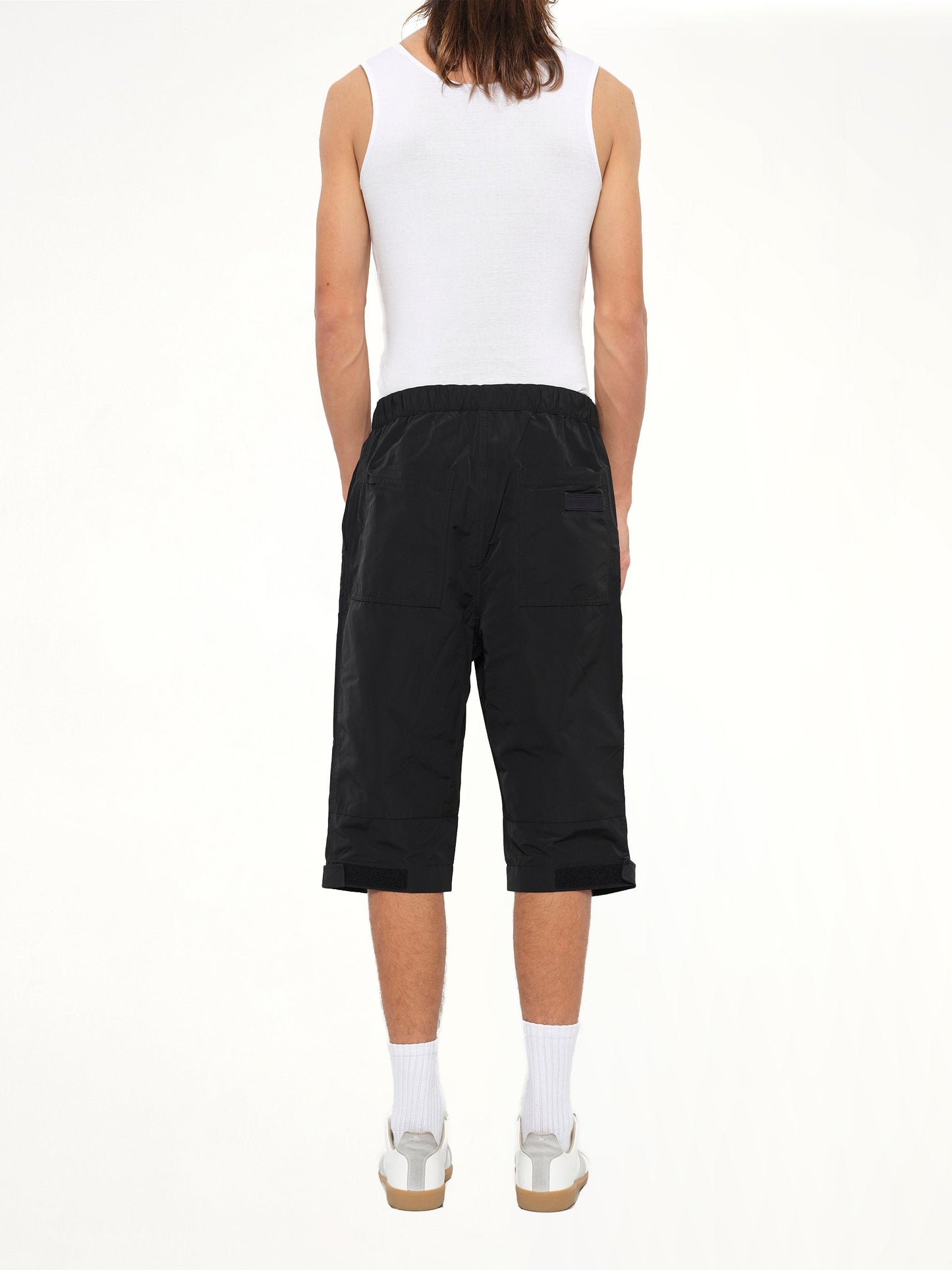 GIVENCHY Long Stretch Waist Shorts (Black)