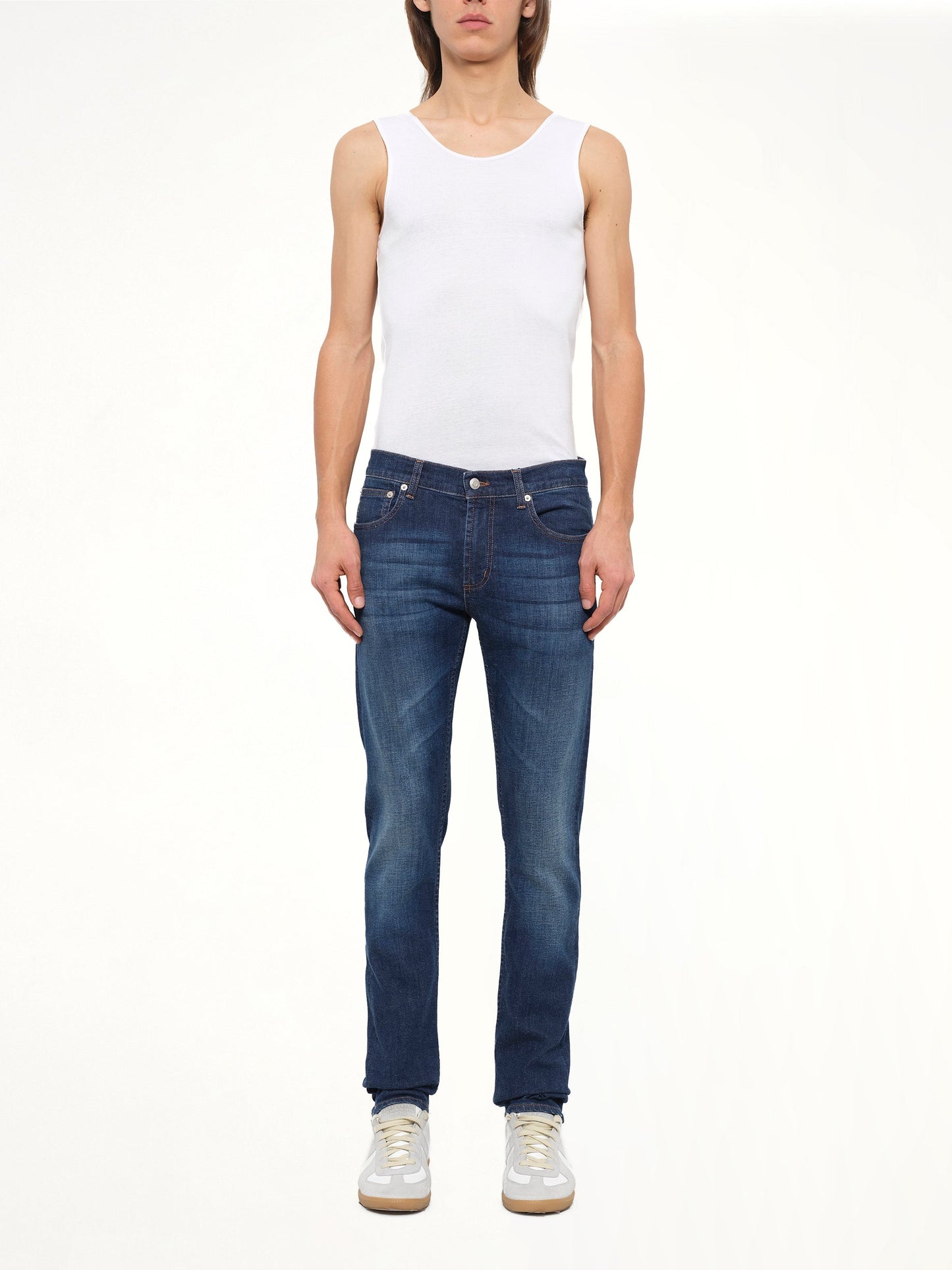 ALEXANDER MCQUEEN Stonewash Jeans (Indigo)
