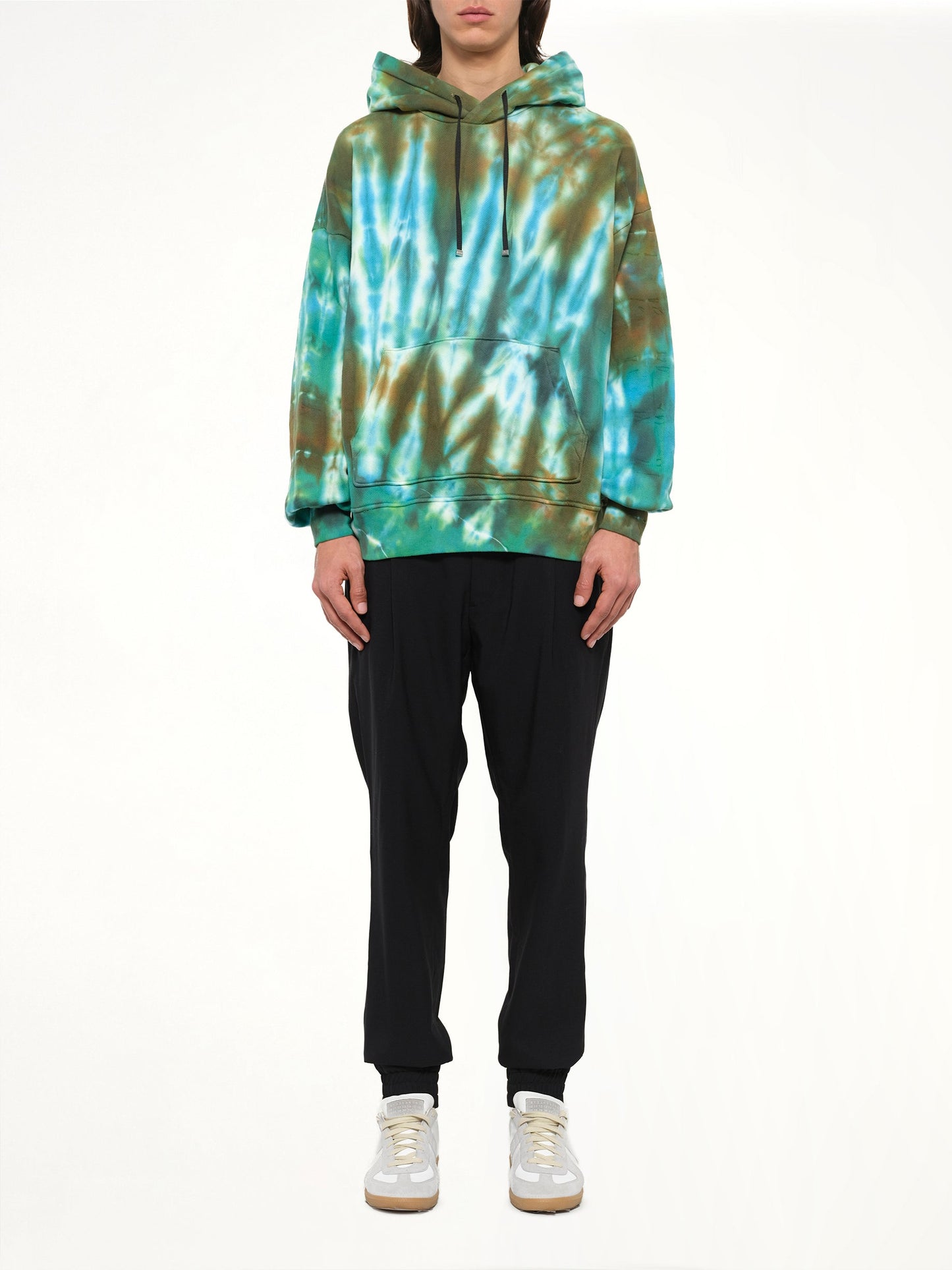 AMIRI Tie Dye Oversize Hoodie (Green)