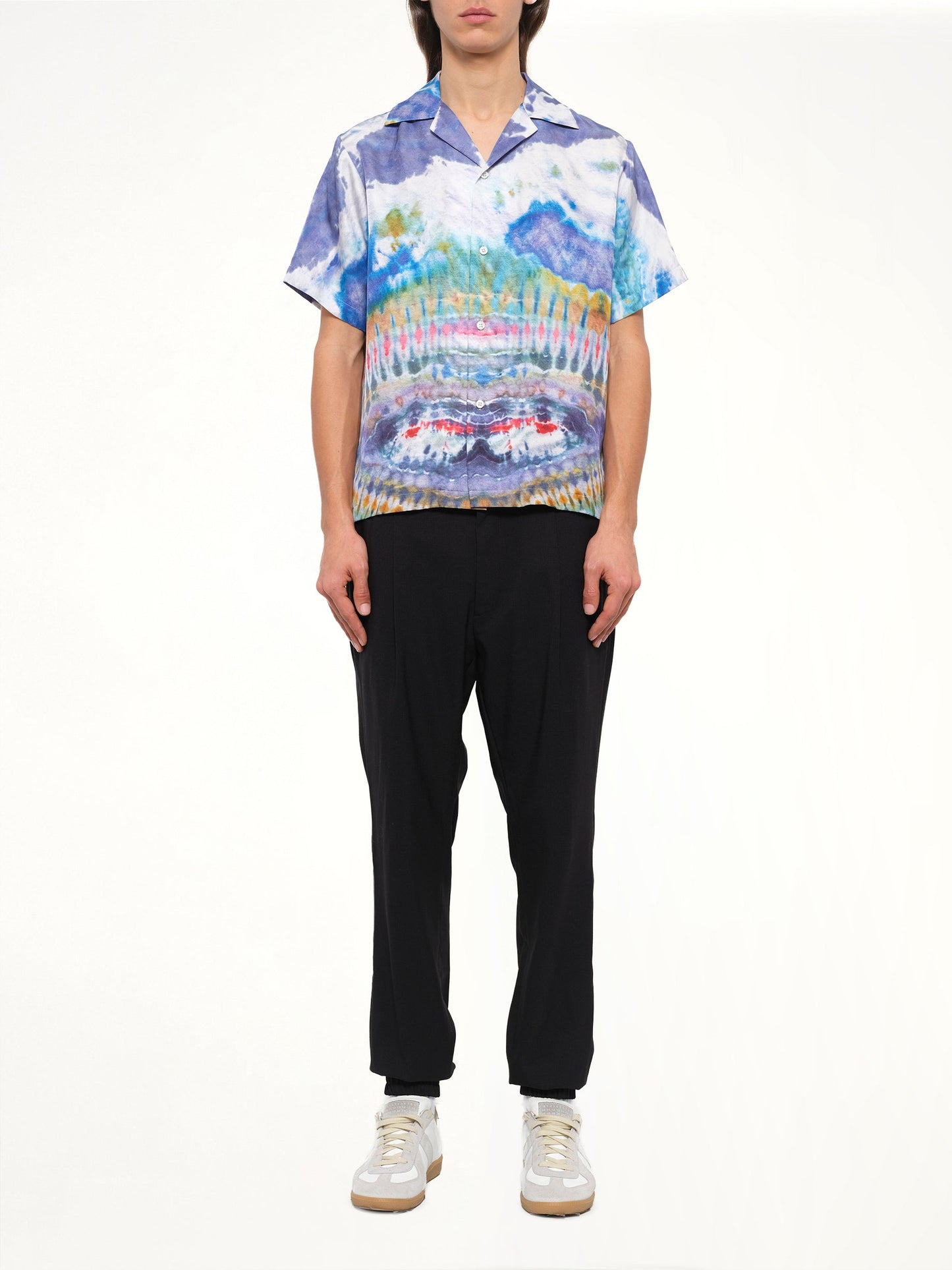 AMIRI Tie Dye Short Sleeve Shirt (Multicolour)