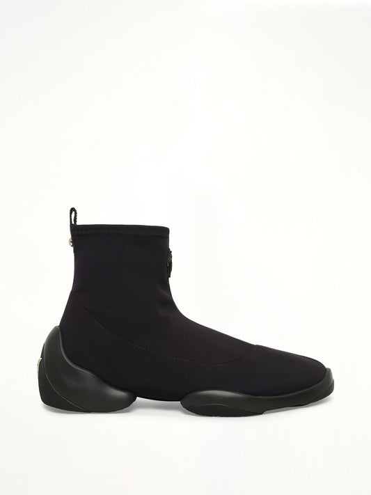 Image of Sneakers. Product name - Carlito Str Sneaker in Black colour by brand - GIUSEPPE ZANOTTI